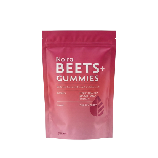 Noira Beet Root Gummies Powered by grape seed extract for heart, blood flow & energy